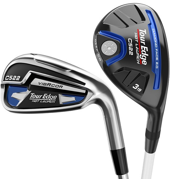 Tour Edge Golf Hot Launch C522 Combo Irons (7 Club Set) Graphite